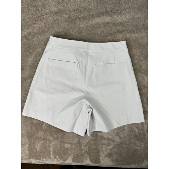 Spanx On the Go 6" Shorts White Silver Lining Technology Size L - Picture 8 of 16